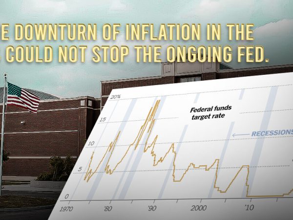 The downturn of inflation in the US could not stop the ongoing Fed