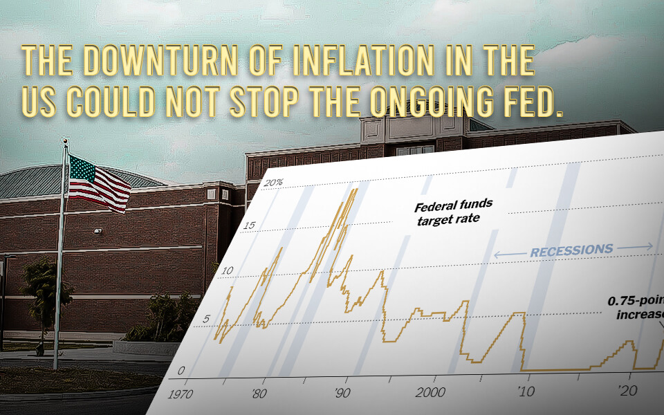 The downturn of inflation in the US could not stop the ongoing Fed