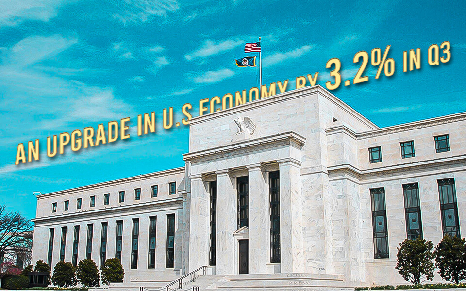 An Upgrade In U.S Economy by 3.2% in Q3