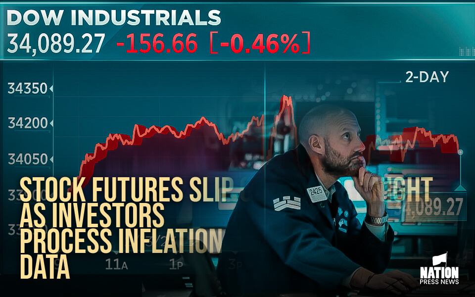 Stock futures slip on Tuesday night as investors process inflation data
