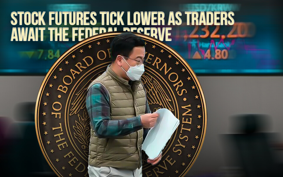 Stock futures tick lower as traders await the Federal Reserve’s latest rate hike decision