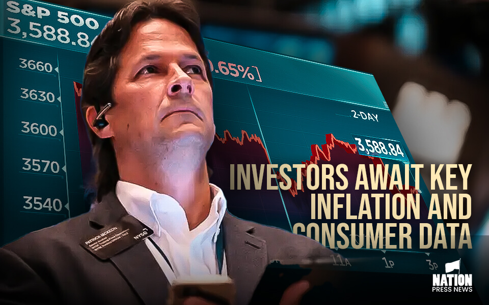 Stock futures are little changed as investors await key inflation and consumer data