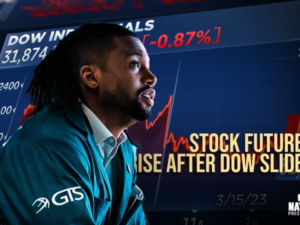 Stock futures rise after Dow slides five straight days on bank rout