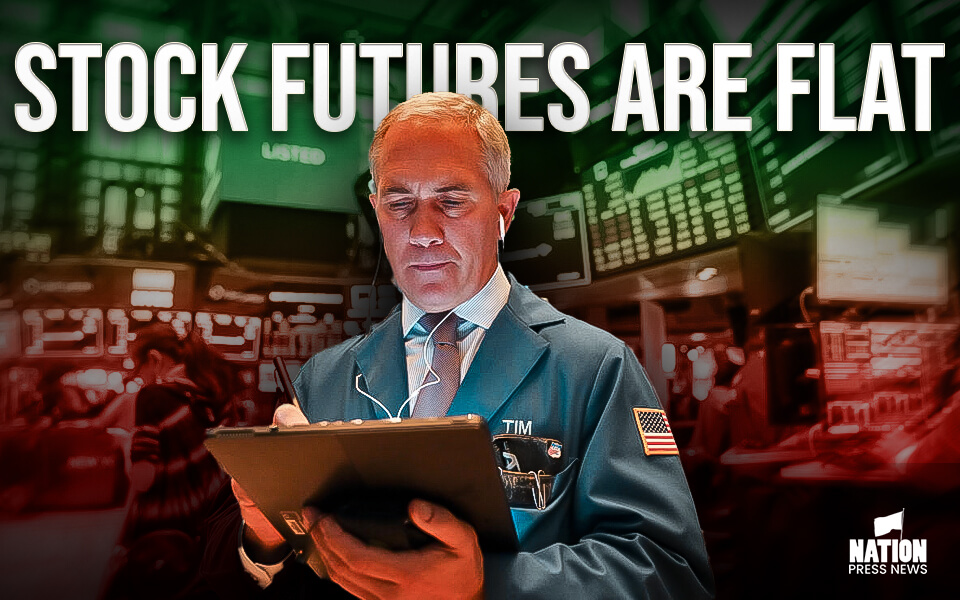 Stock futures are flat Tuesday night following a selloff fueled by Powell’s comments