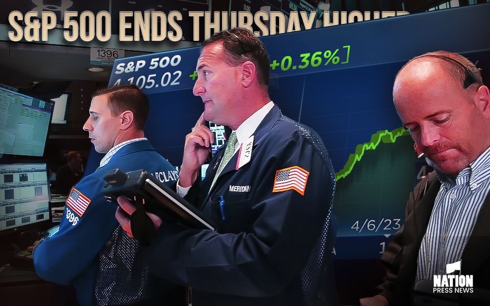 S&P 500 ends Thursday higher, but suffers its first down week in four