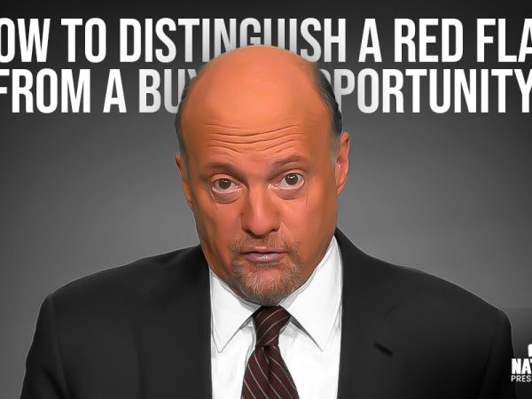 Jim Cramer explains how to distinguish a red flag from a buying opportunity