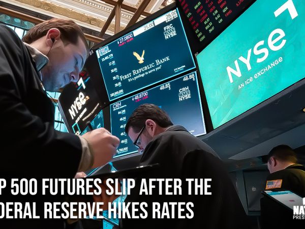 S&P 500 futures slip after the Federal Reserve hikes rates, bank contagion fears return