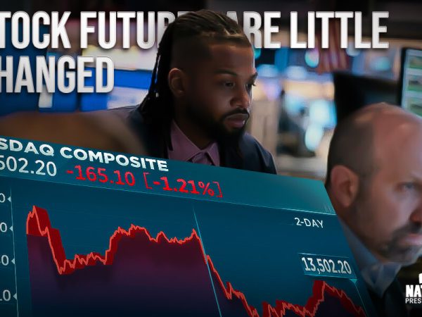 Stock futures are little changed Tuesday night as market rally falters