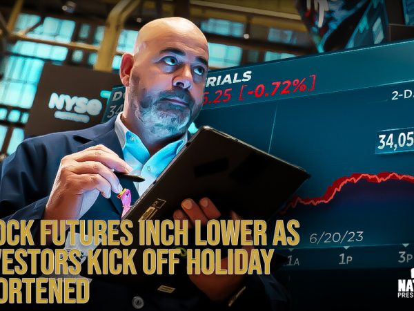 Stock futures inch lower as investors kick off holiday-shortened week of trading