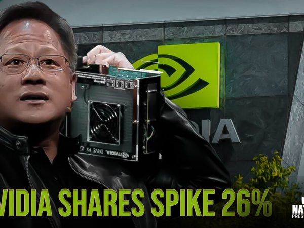 Nvidia shares spike 26% on a huge forecast beat driven by A.I. chip demand