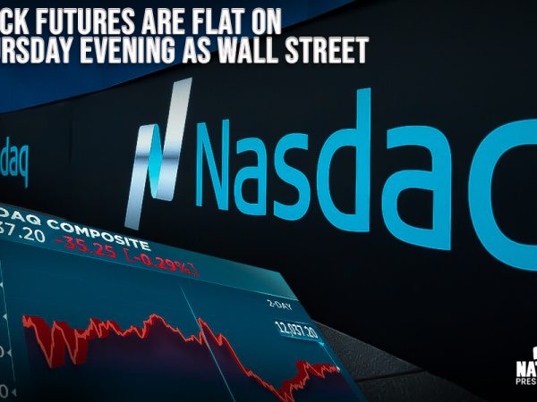 Stock futures are flat on Thursday evening as Wall Street heads for losing week