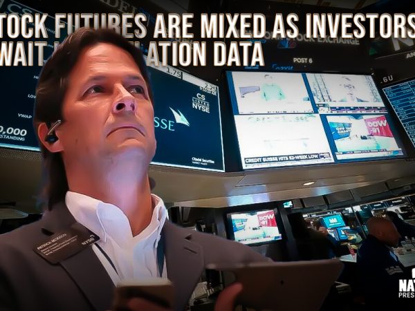 Stock futures are mixed as investors await key inflation data
