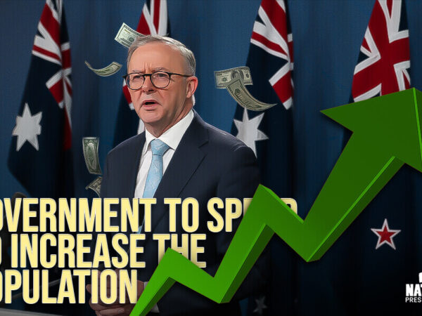 Government to spend to increase the population as the Australian economy will slow down in the future.