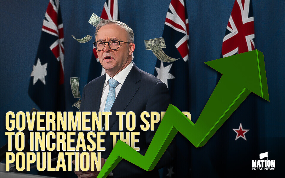 Government to spend to increase the population as the Australian economy will slow down in the future.