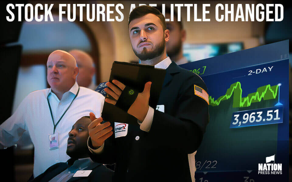 Stock futures are little changed Monday night after S&P 500 ends four-day losing streak
