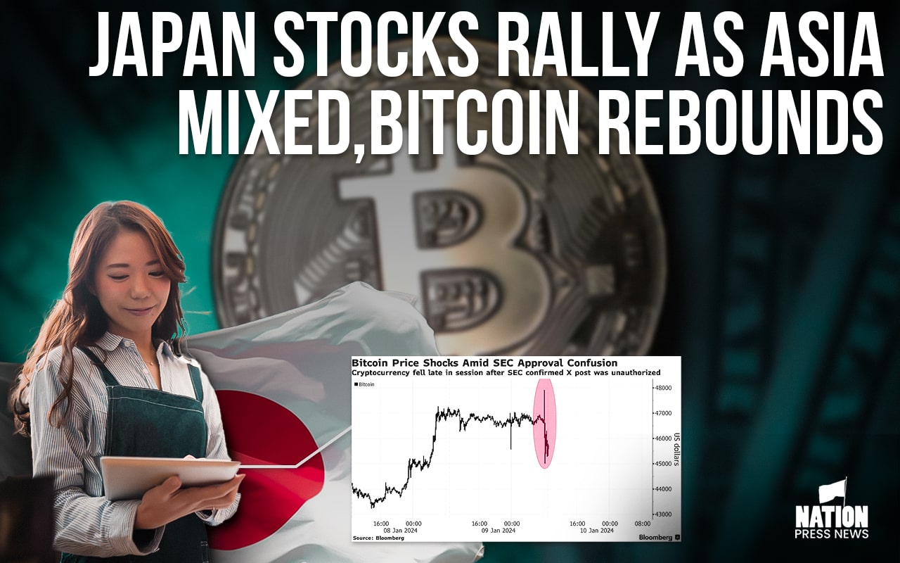 Japan Stocks Rally as Asia Mixed, Bitcoin Rebounds: Markets Wrap